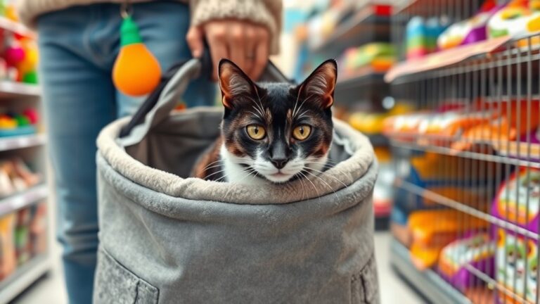 bringing cat to store