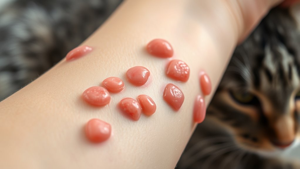 cat allergy hives symptoms