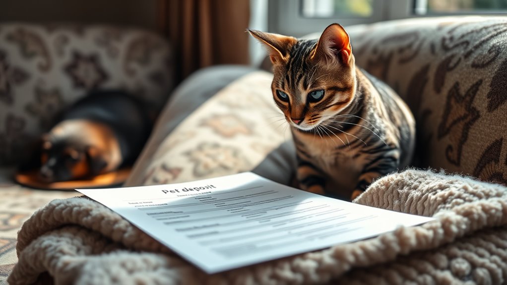 cat deposit ensures responsible ownership