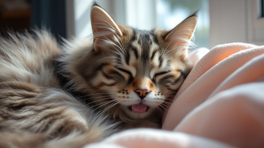 cat drooling indicates pleasure