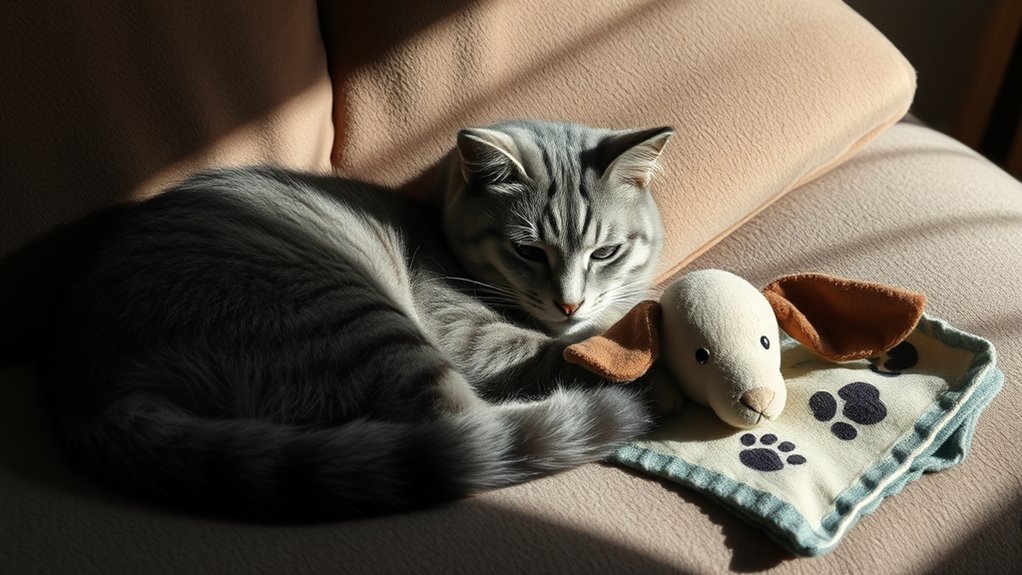 cat grief signs observed