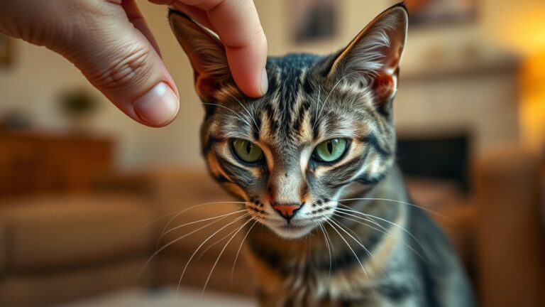 cat prefers personal space