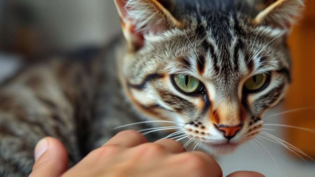 cat s playful or defensive behavior