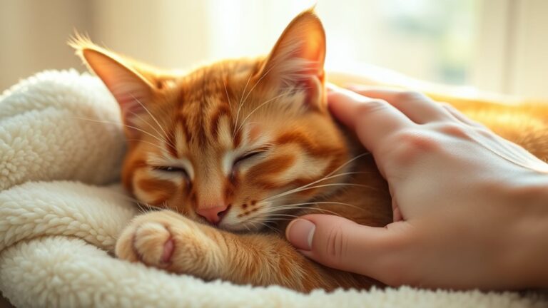 cats purr when content