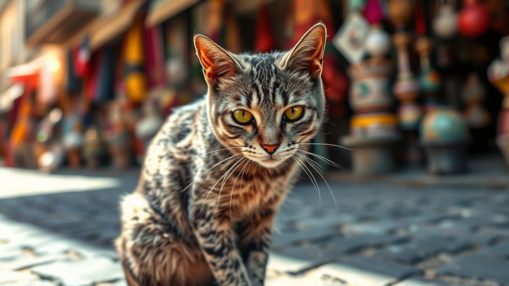 caution with stray cats