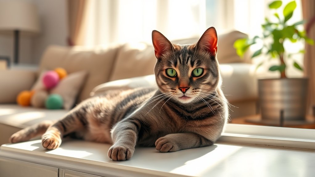 independent low maintenance feline companion