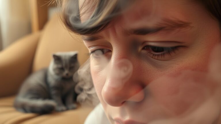 itchy eyes and sneezing