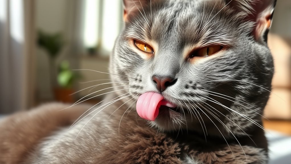 licking as self soothing behavior