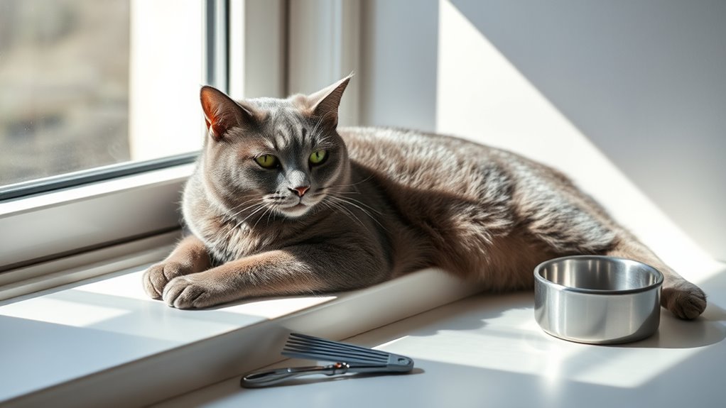 low maintenance feline companions