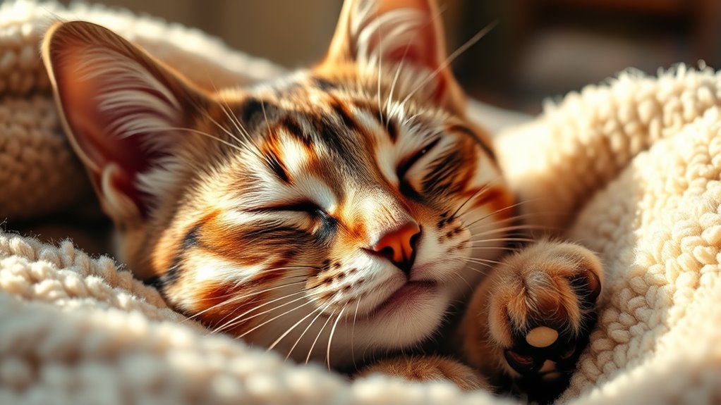 purring comfort and communication