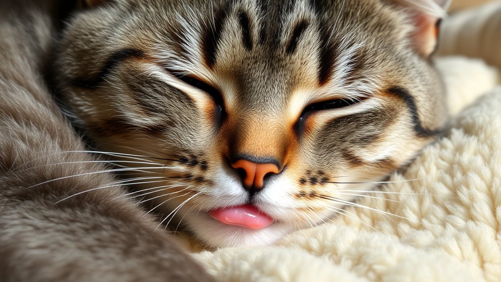 relaxation induced cat drooling