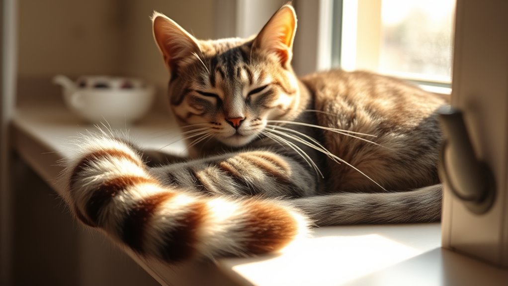 respect cat tail preferences