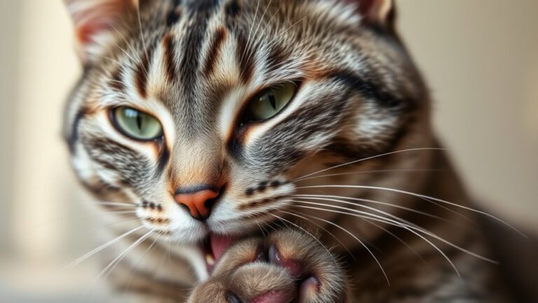 self grooming after affection