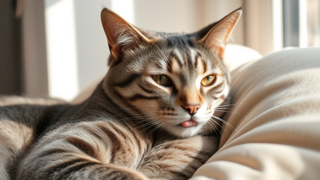 self grooming during affection