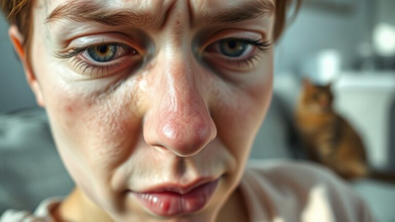 symptoms of cat allergies