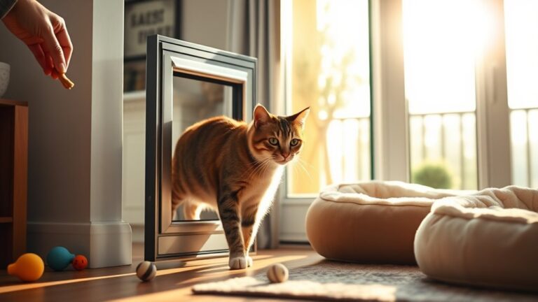 train cat for pet door