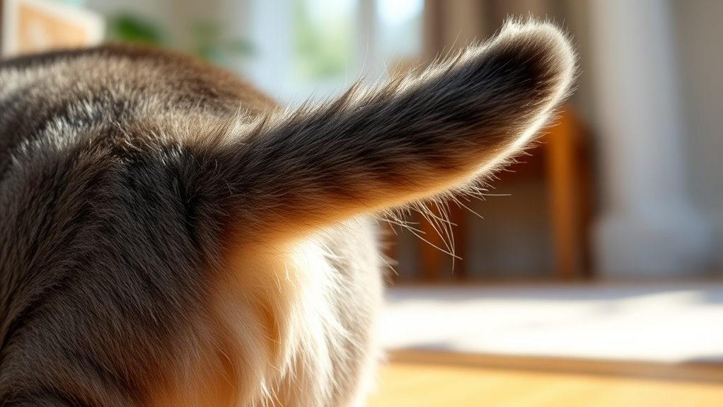 vibrating tail indicates emotions