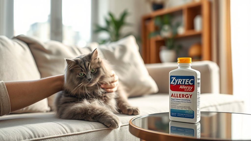 zyrtec alleviates cat allergies